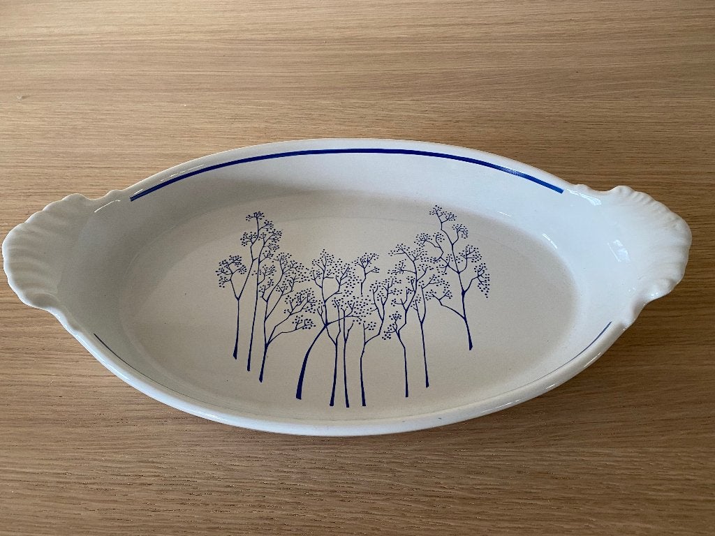 2 charmante ovenschoteltjes, Enlèvement, Neuf, Porcelaine, Vintage