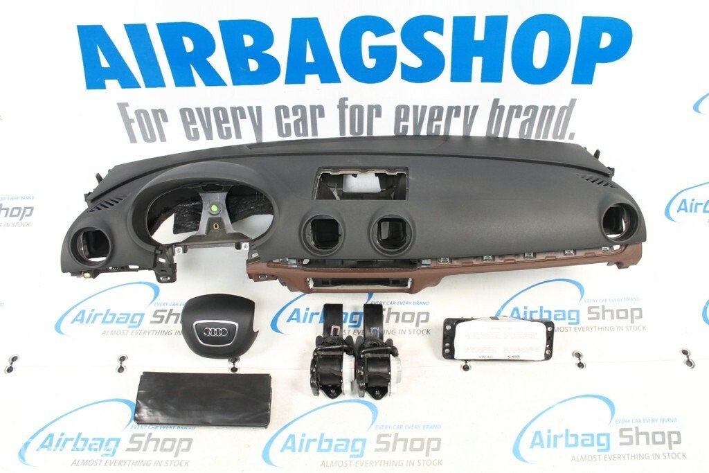 Airbag kit Tableau de bord noir/brun 4 branche Audi A3 8V, Autos : Pièces & Accessoires