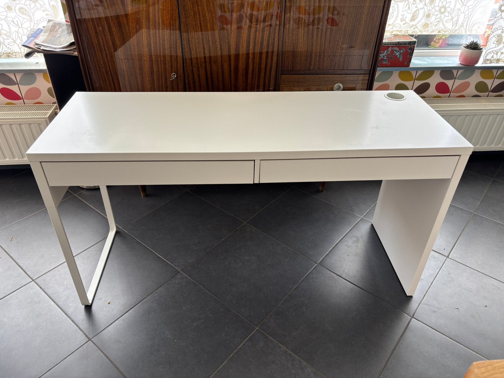 IKEA Micke bureau wit, Maison & Meubles, Bureaux, 50 cm, Enlèvement, IKEA, Blanc