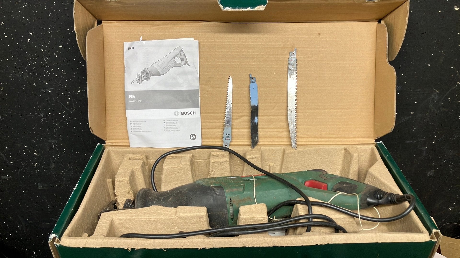 Bosch reciprozaag psa 700e, Ophalen, Gebruikt