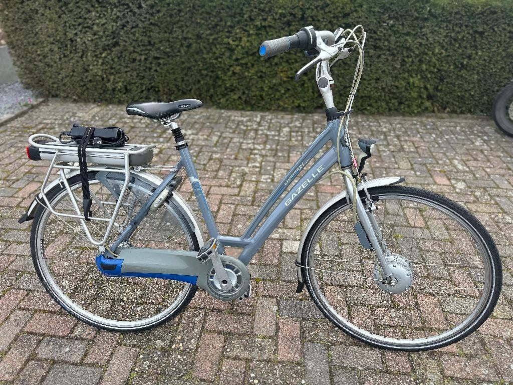 licht gewicht chamonix met geteste accu, Fietsen en Brommers, Elektrische fietsen, Zo goed als nieuw, Gazelle, 51 tot 55 cm, 50 km per accu of meer