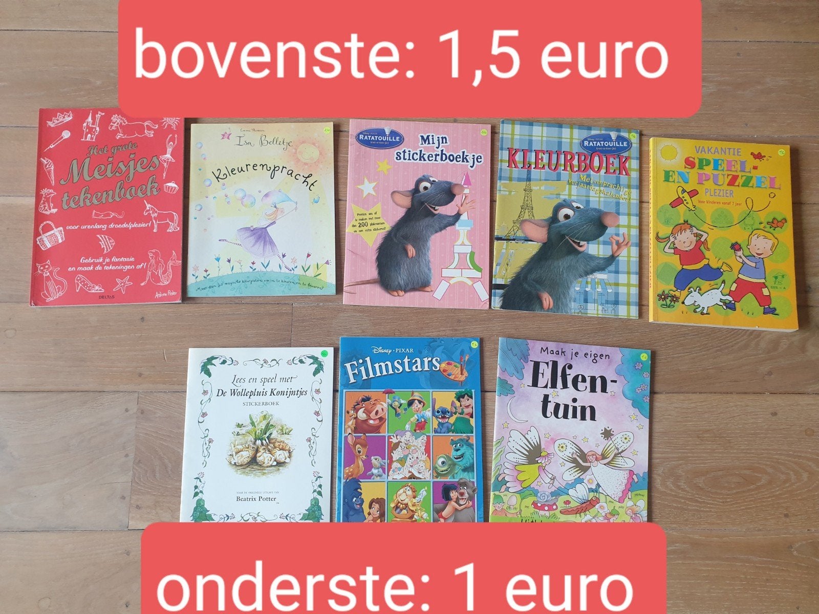 Kleur en stickerboekjes

(In nieuwstaat), Ophalen of Verzenden