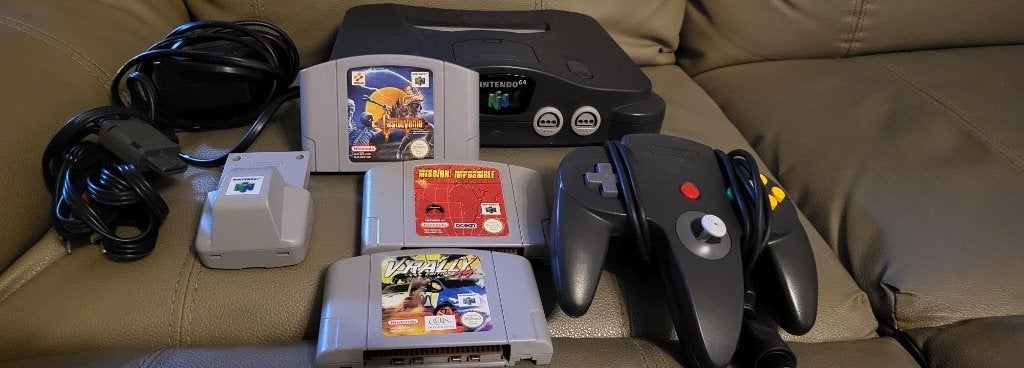 Nintendo 64 +Castlevania64 Dracula + Rumble pack Weg=Weg, Enlèvement ou Envoi, Utilisé, Avec 1 manette, Avec jeux