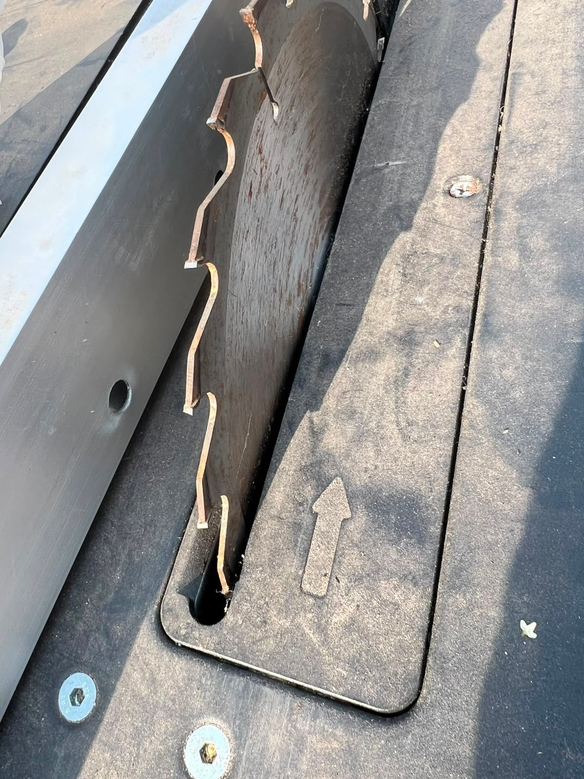 Parkside tafelzaag, Ophalen, Gebruikt