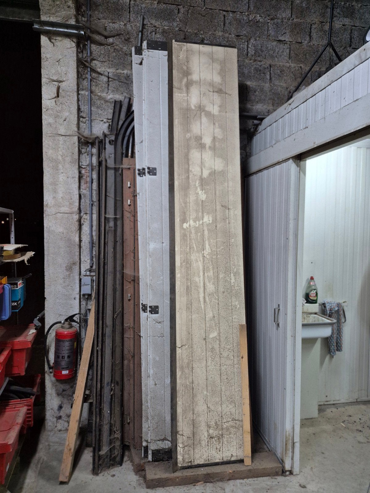 Sectionale poort 3m breed, Ophalen, Gebruikt