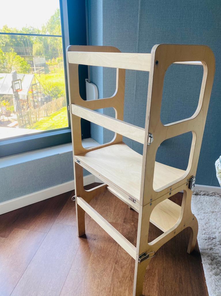 Houten leertoren step'n'sit Ette Tete, Enlèvement, Comme neuf, Table
