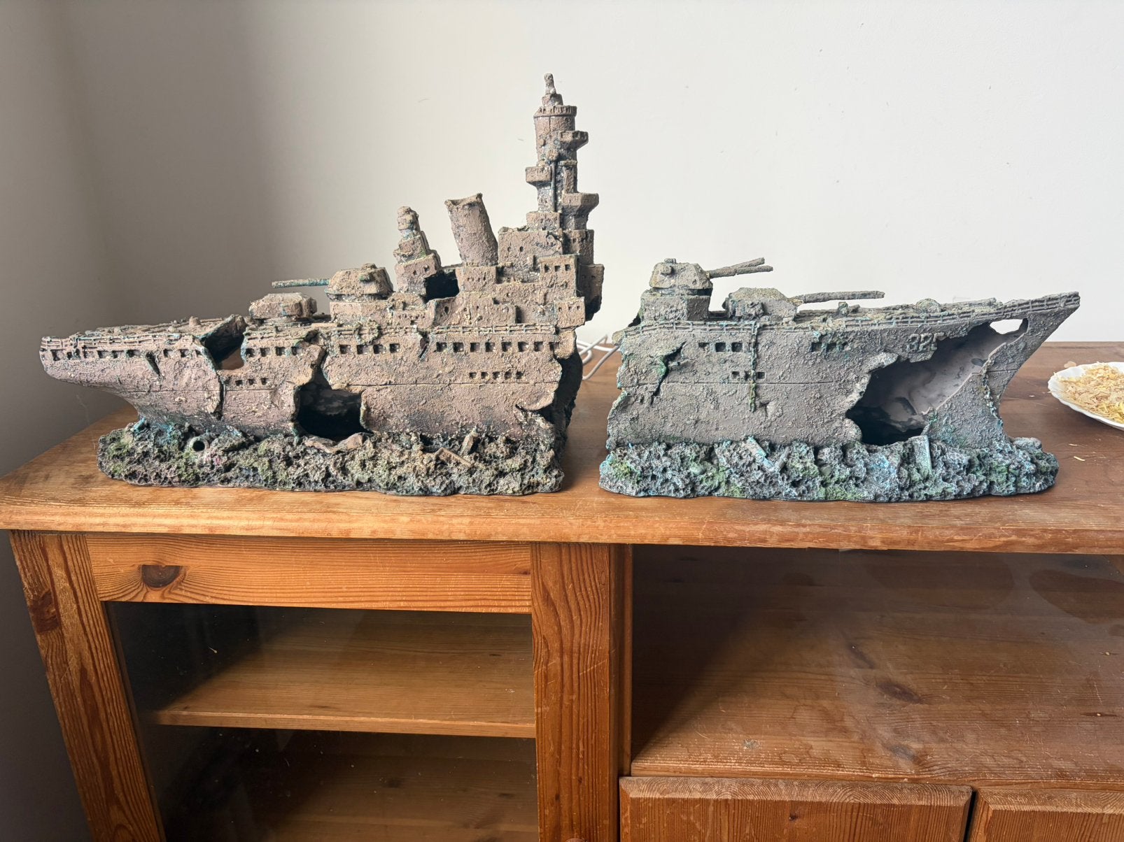 Boot voor in aquarium, Hobby en Vrije tijd, Ophalen, Zo goed als nieuw
