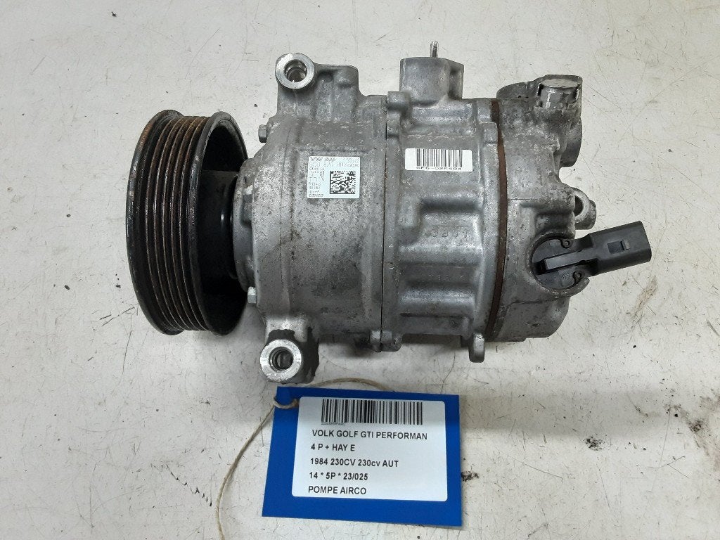 COMPRESSEUR CLIMATISATION Golf VII (AUA) (5Q0820803), Volkswagen, Mevr. I. Hauben, Utilisé, Rue de l'Espoir 34 34
4030  GRIVEGNÉE, BE