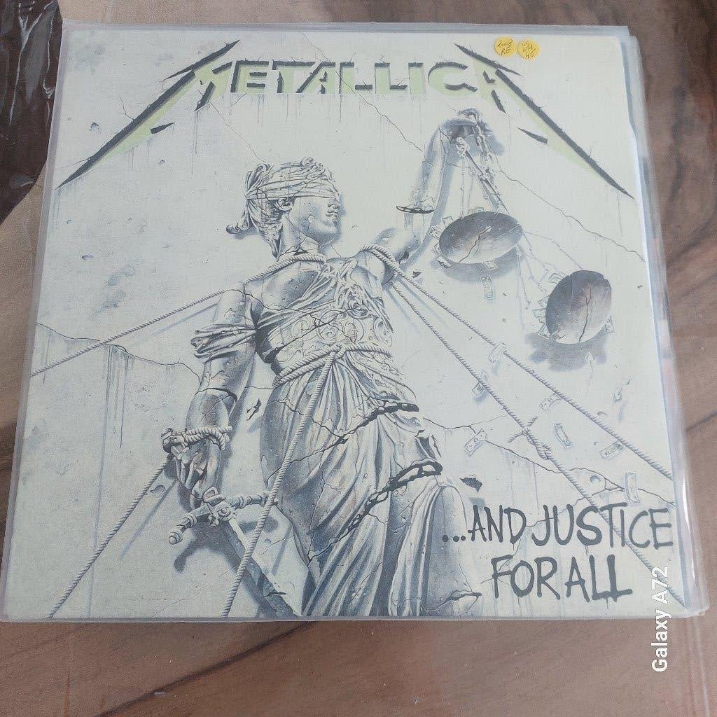 metallica and justice for all 2lp, Cd's en Dvd's, Vinyl | Hardrock en Metal, Ophalen of Verzenden, Gebruikt, Overige formaten