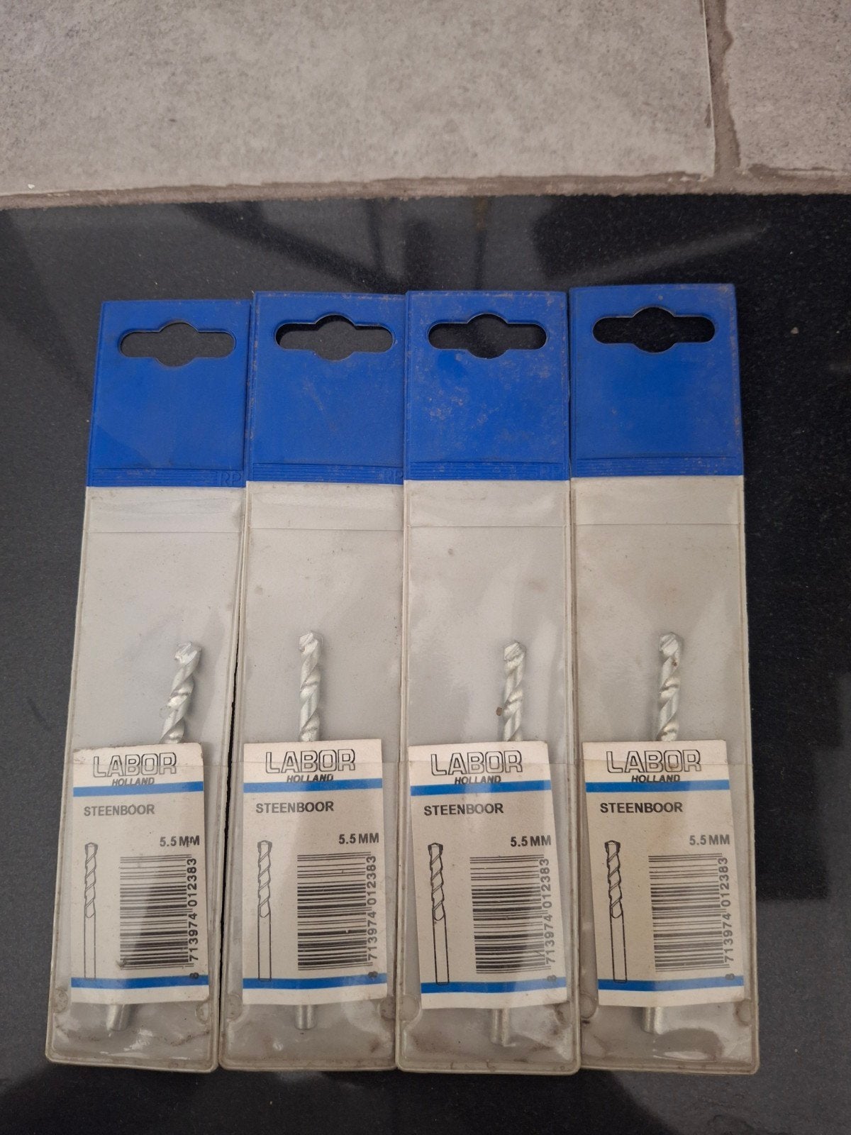4 nieuwe Labor Holland steenboren van 5,5 mm, Doe-het-zelf en Bouw, Ophalen of Verzenden