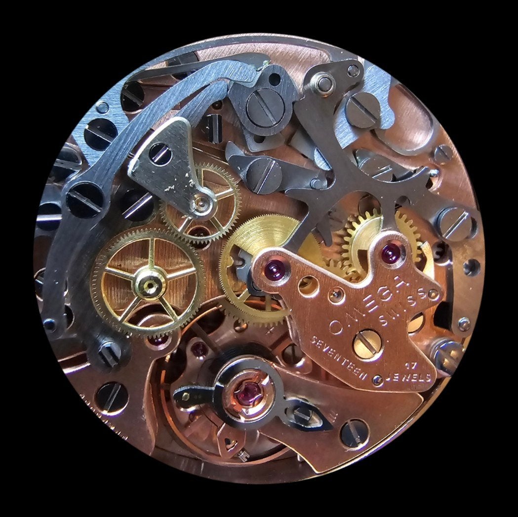 Chronograph Omega 145.018 - Calibre 861 - vintage, Bijoux, Sacs & Beauté, Or, Or