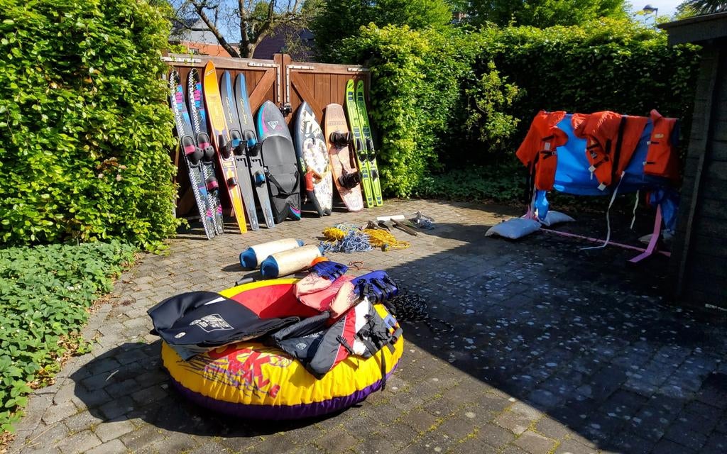 Waterski -wakeboard - kneeboard- bootmateriaal - waterband, Watersport en Boten, Ophalen