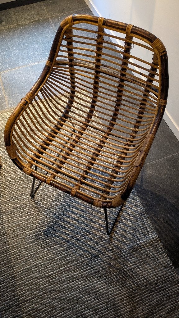 10 eetkamerstoelen, Maison & Meubles, Osier ou Rotin, Brun, Enlèvement, Cinq, Six Chaises ou plus