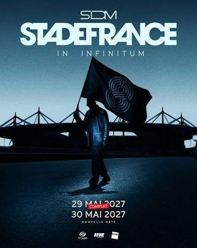 Places de concert SDM - Stade de France - 29/05/2027