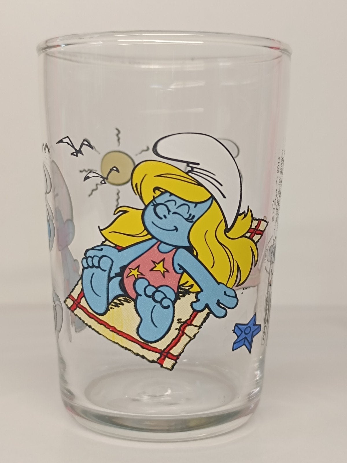 Smurfen Peyo Amora 2014 glas, Collections, Schtroumpfs, Enlèvement ou Envoi