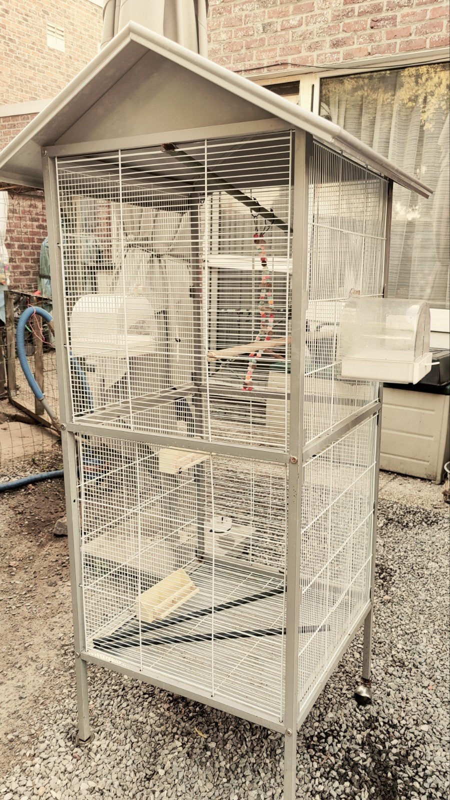 Grote vogelkooi met dak, Dieren en Toebehoren, Vogels | Hokken en Kooien, Ophalen, Vogelkooi
