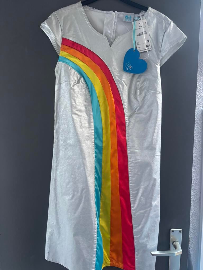K3 regenboogjurk dames nieuw maat 38, Ophalen of Verzenden, Nieuw, Maat 38/40 (M), Kleding