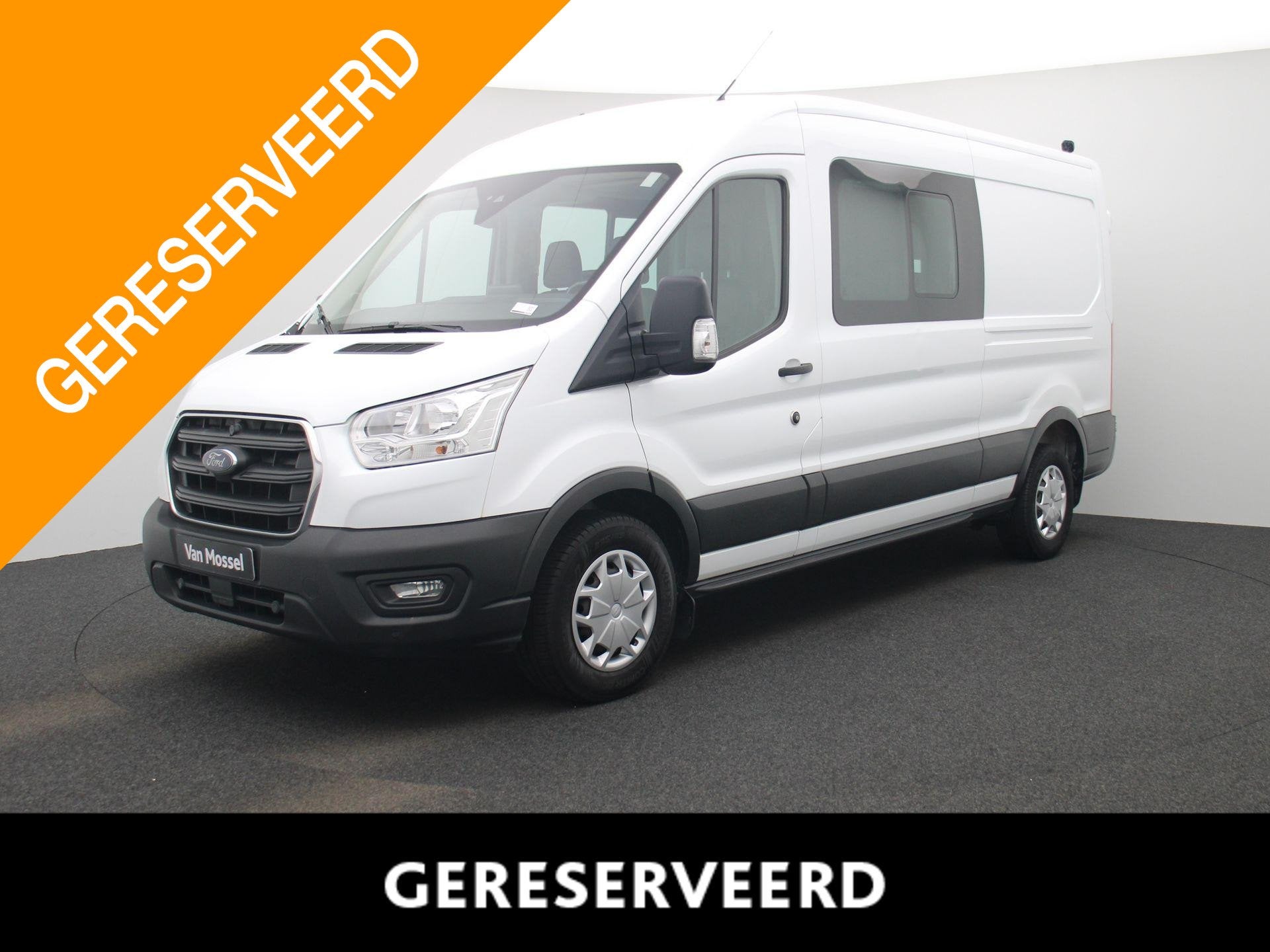 Ford Transit 350L 2.0TD 130pk 96kW M6 Trend Dubbele Cabine 7, Auto's, Bestelwagens en Lichte vracht, 4 deurs, Gebruikt, 4 cilinders
