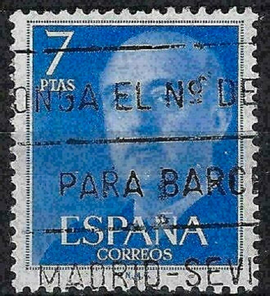 Espagne 1974 - Yvert 1880 - Courante Reeks - Franco (ST), Envoi, Affranchi