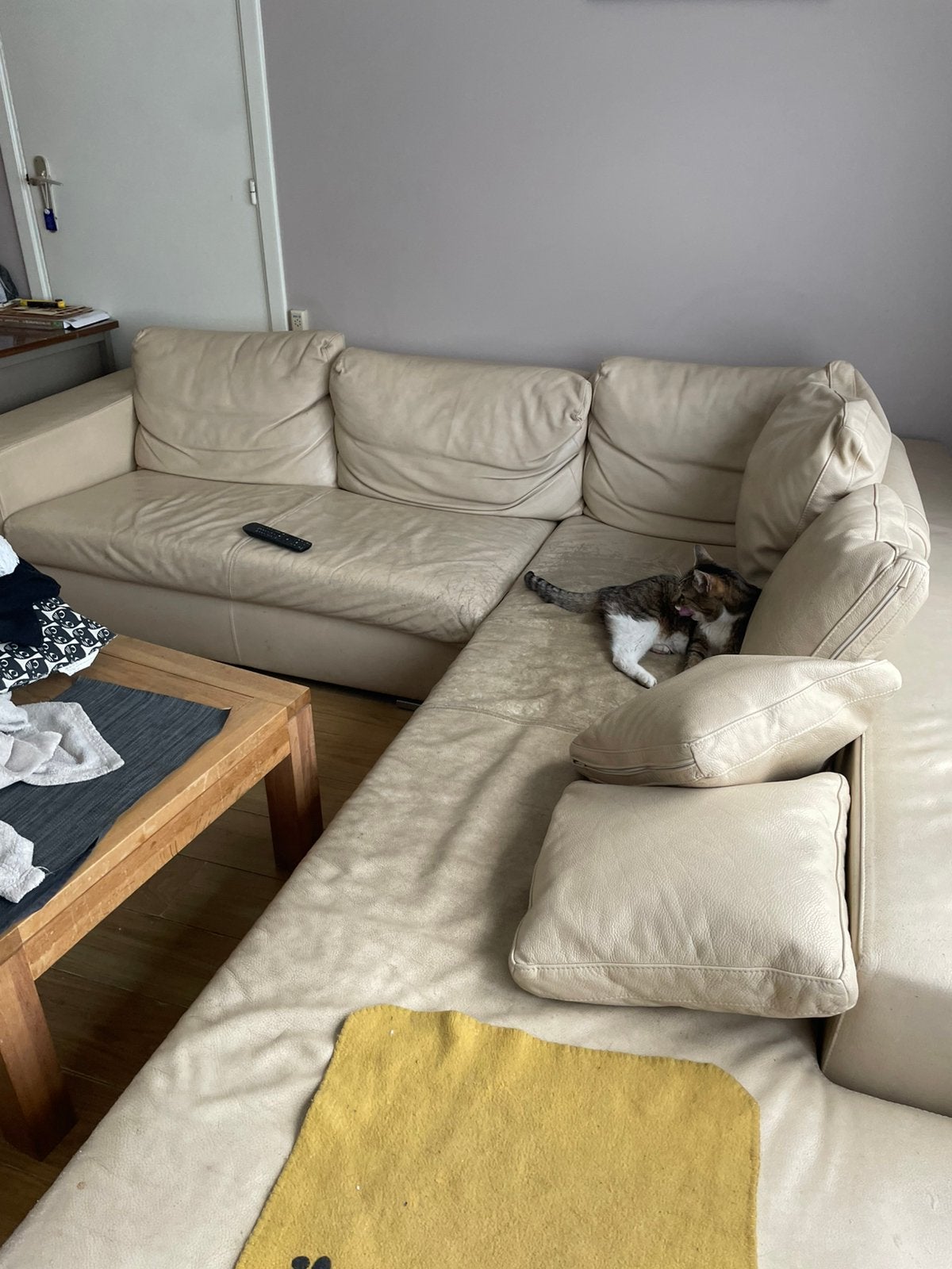 Zetel leer, 150 cm ou plus, Enlèvement, Utilisé, Cuir