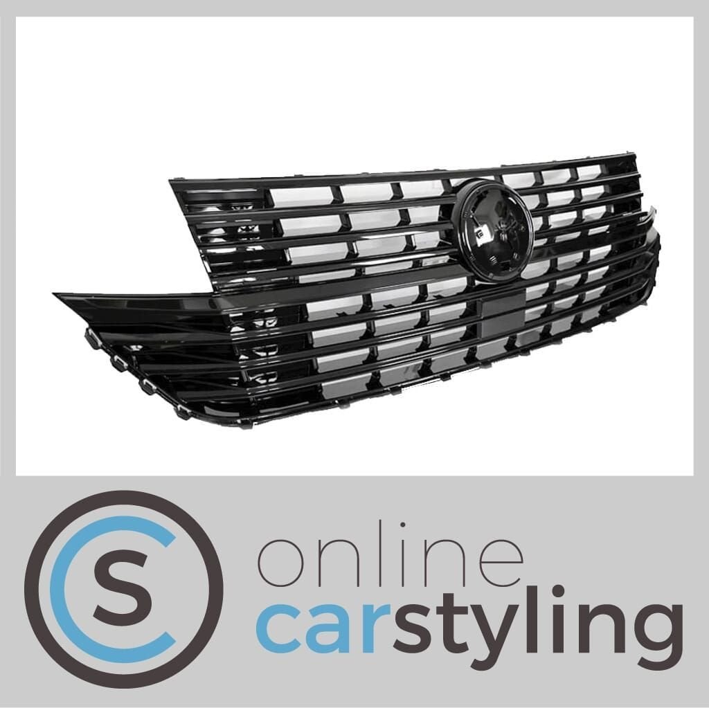 Grill VW Transporter T6.1 Glossy Black, Auto-onderdelen, -, Volkswagen, -, Nieuw