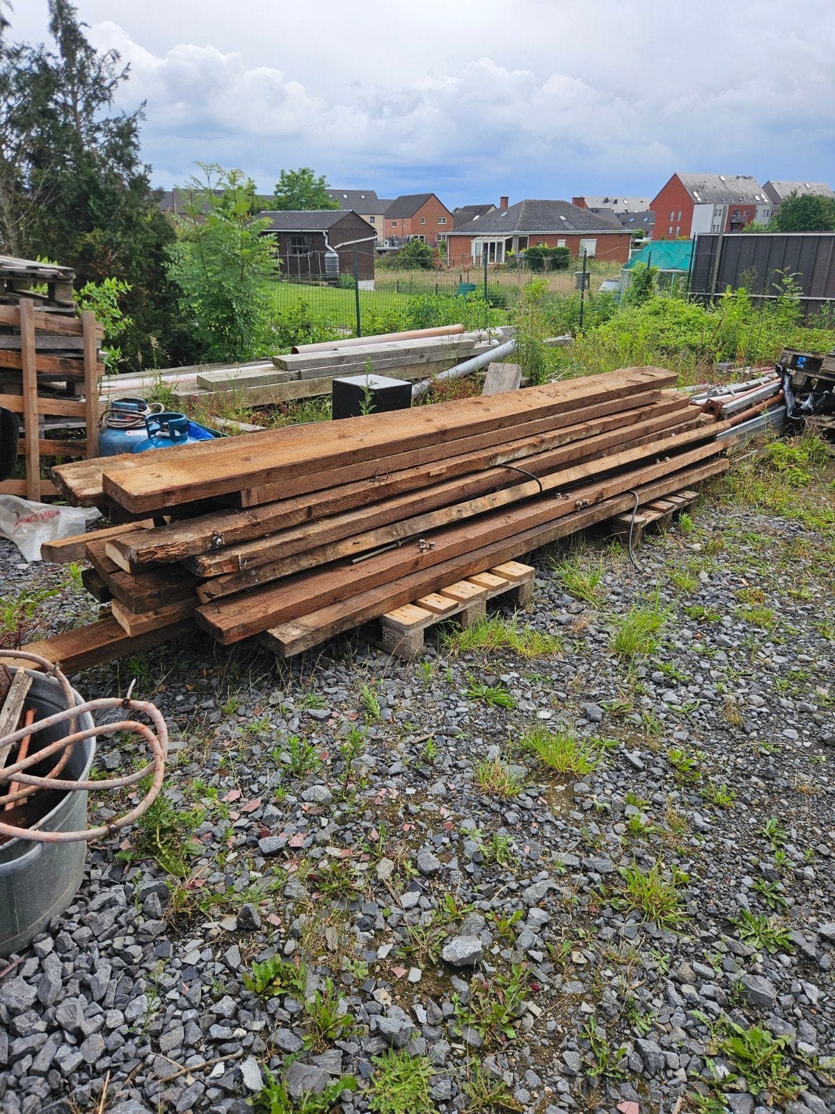 Bois à donner pour chauffage, récupération ou autres., Bricolage & Construction, Bois & Planches, Enlèvement
