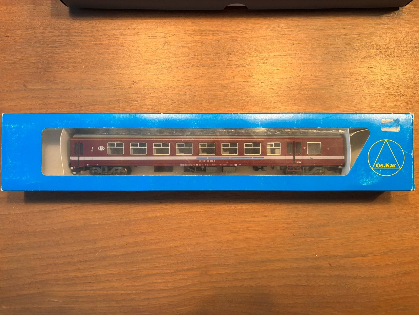 Os.Kar. 3008 - NMBS M4 AD bordeaux, Ophalen of Verzenden, Zo goed als nieuw