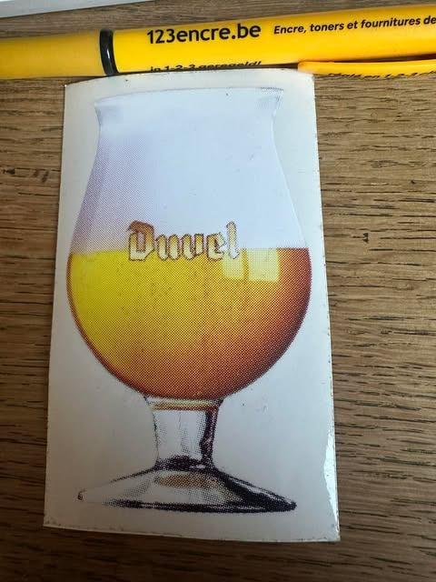 duvel kleine sticker, Verzamelen, Ophalen of Verzenden, Nieuw, Overige typen, Duvel