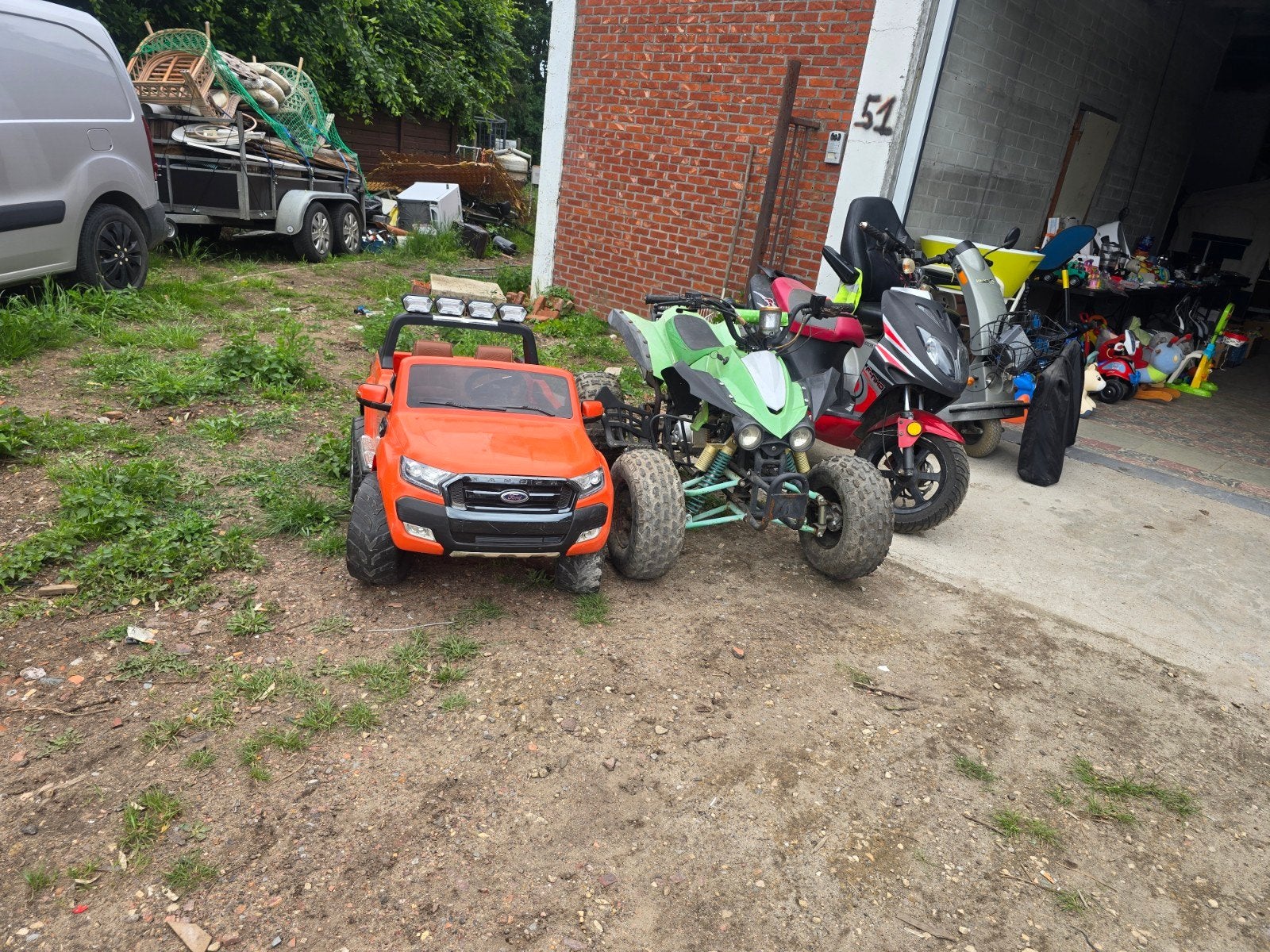 Garageverkoop koersel Schansstraat, Enlèvement