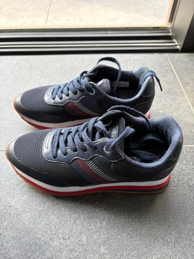 Blauwe sneaker merk Tommy Hilfiger, Ophalen, Blauw, Zo goed als nieuw, Sneakers