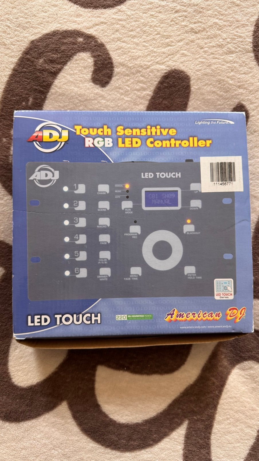American DJ LED Touch RGB LED Controller, Ophalen, Zo goed als nieuw