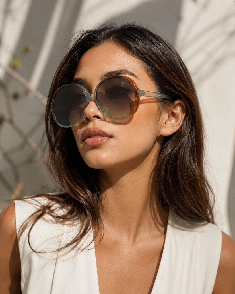 Tiffany by S 0071S zonnebril – grijs/bruin oversized model, Tiffany, Verzenden, Nieuw