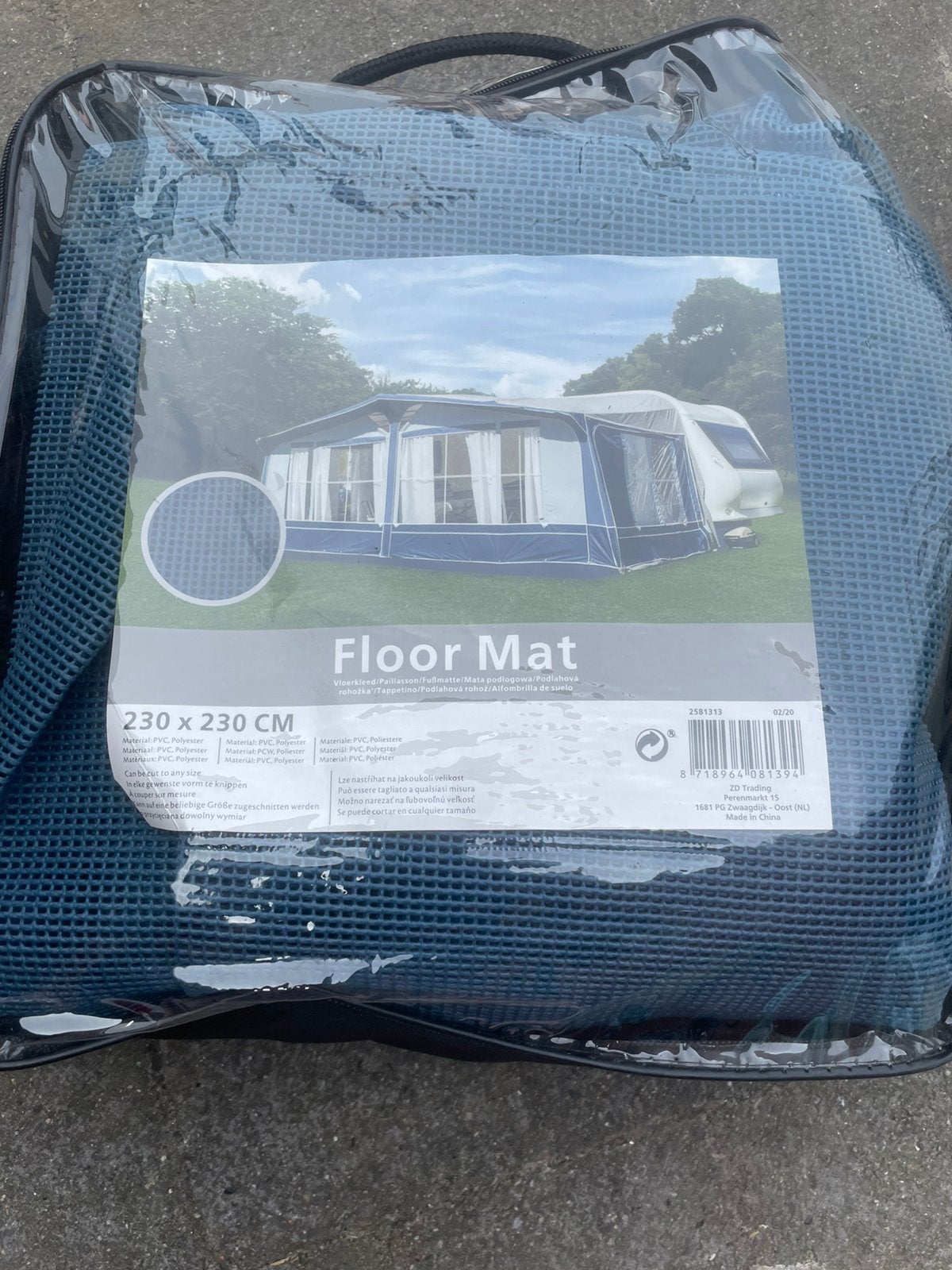 Vloerkleed caravan / tent, Ophalen, Zo goed als nieuw