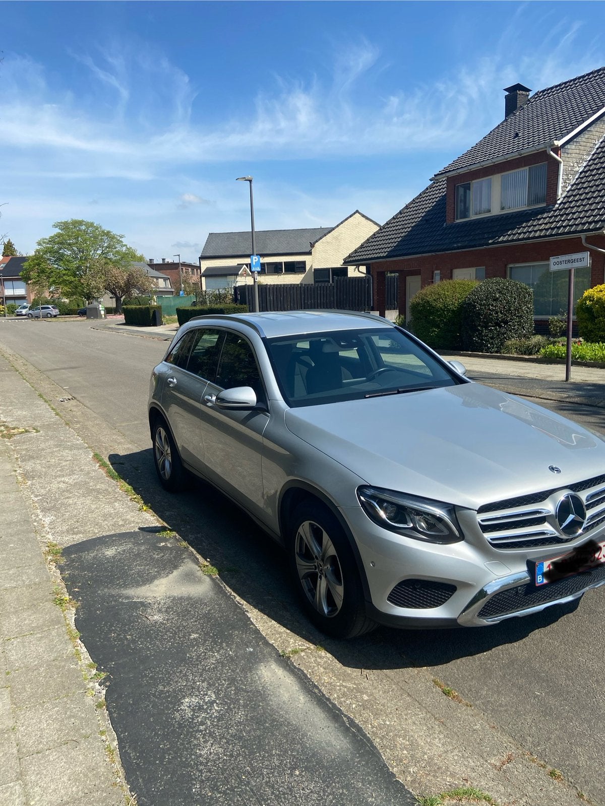 Mercedes-benz 220D 4MATIC 117000, année 2018, Autos, Mercedes-Benz, Argent ou Gris, Achat, Noir, GLC