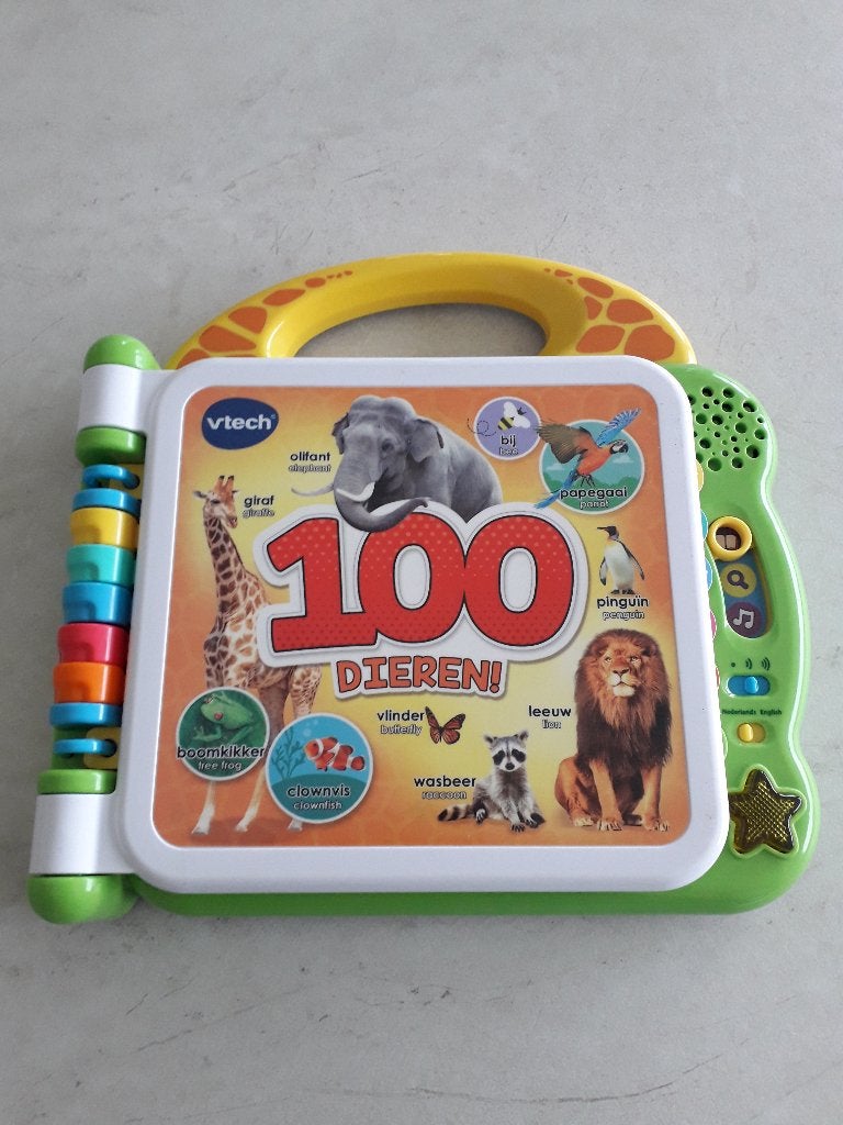 Vtech 100 dieren geluidenboek, Ophalen of Verzenden, Zo goed als nieuw