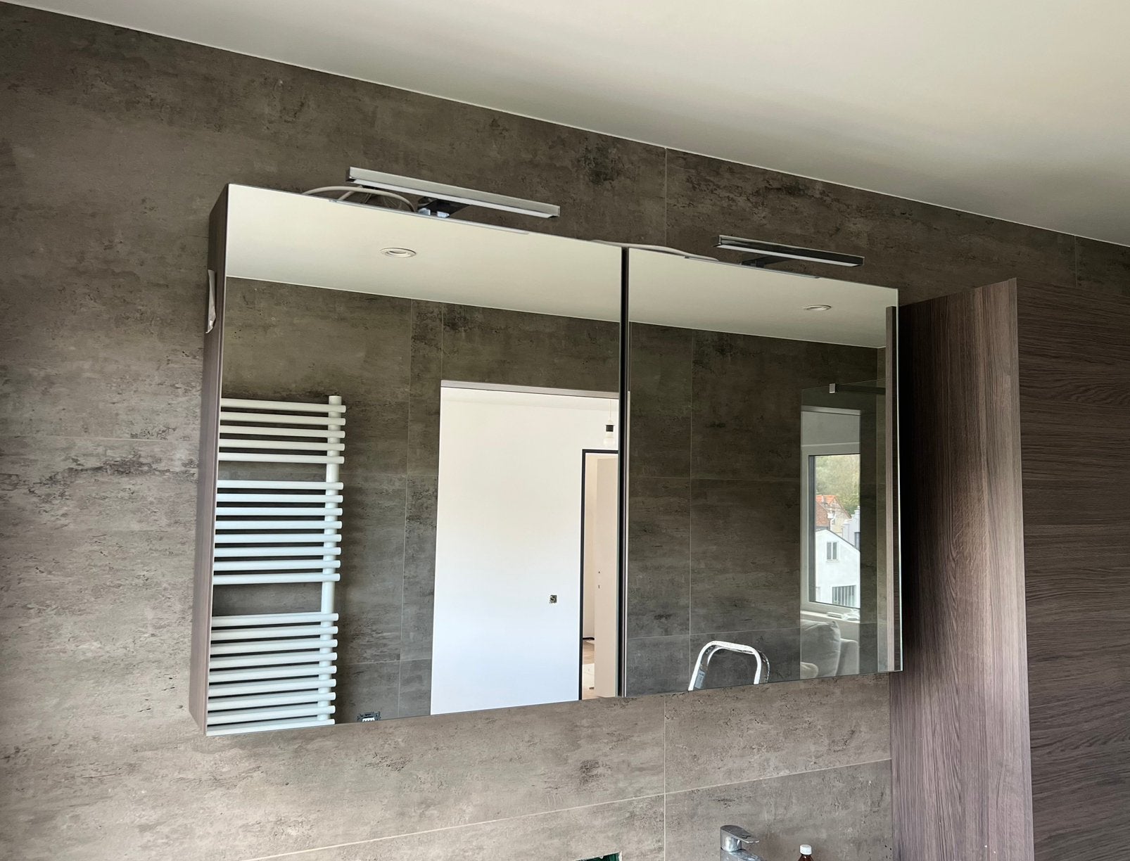 Armoire murale de salle de bain avec miroir, Enlèvement, Comme neuf