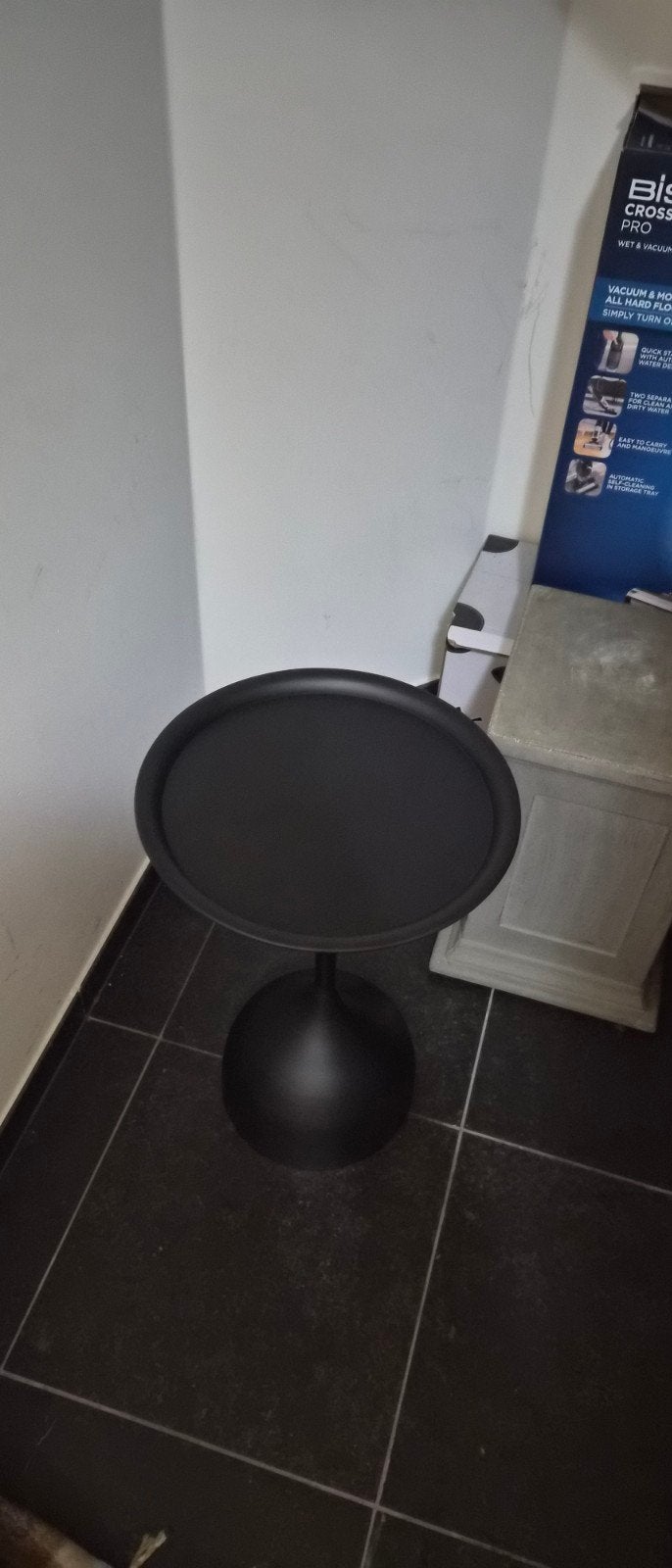 table d'appoint, Rond, Moins de 55 cm, Enlèvement, Métal ou Aluminium
