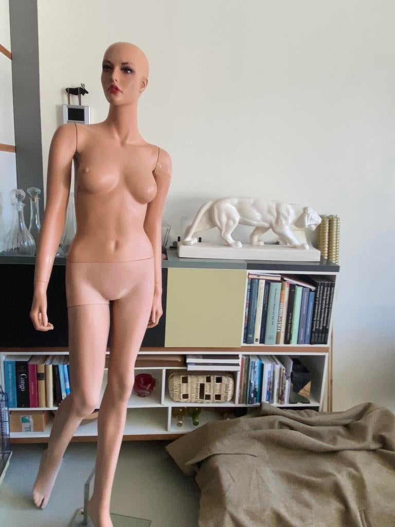 Etalagemodel dame, Ophalen