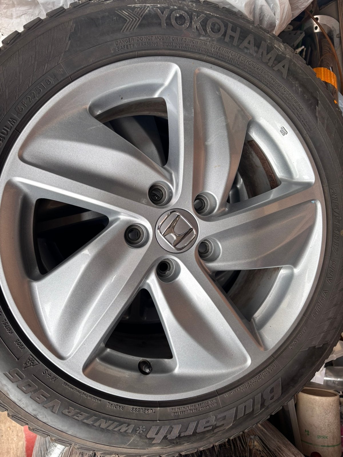 Paire de roues Honda HRV (4), Enlèvement, Honda