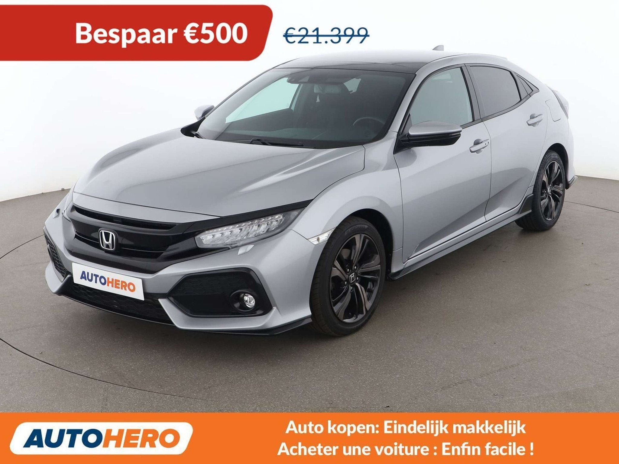 Honda Civic 1.5 VTEC Sport Plus, Argent ou Gris, Achat, Anti démarrage, Euro 6