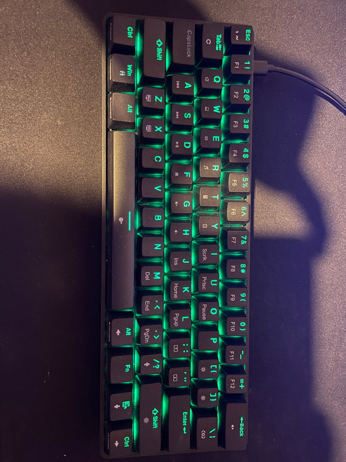 Dierya DK61SE Mechanical keyboard op verkoop, Computers en Software, Ophalen, Gaming toetsenbord, Zo goed als nieuw, Qwerty