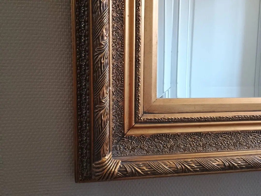 Mooie antieke spiegel mooi spiegelglas, Ophalen