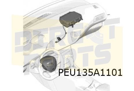 Peugeot 308 (11/13-10/17) stuurwielairbag (zwart Mistral) Or, -, -, Nieuw, Ophalen of Verzenden