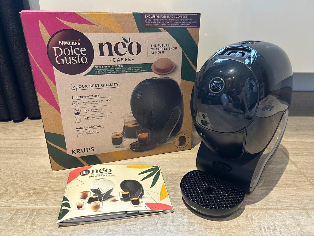 NESCAFÉ Dolce Gusto NEO koffiemachine - NIEUW, Electroménager, Neuf, Réservoir d'eau amovible, Dosettes et capsules de café, 1 tasse