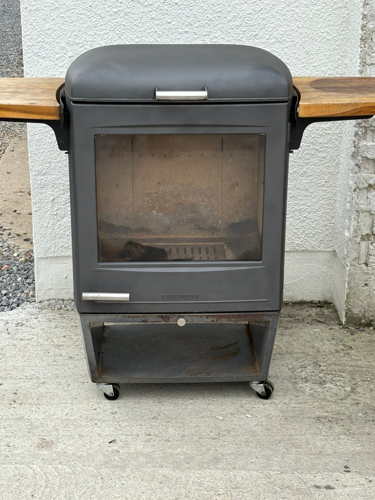Kachel/houtskoolgril, Jardin & Terrasse, Barbecues au charbon de bois, Enlèvement, Utilisé