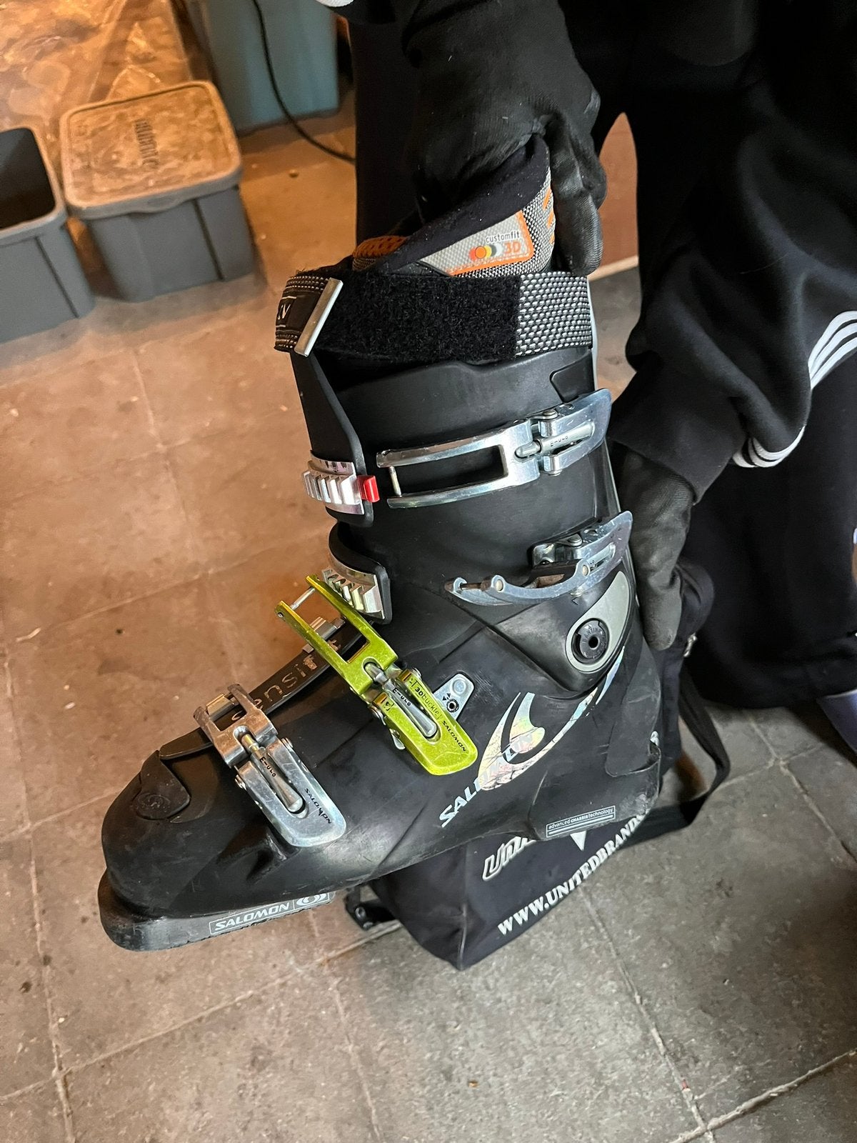Skibotten SALOMON, Ophalen, 160 tot 180 cm, Gebruikt, Schoenen