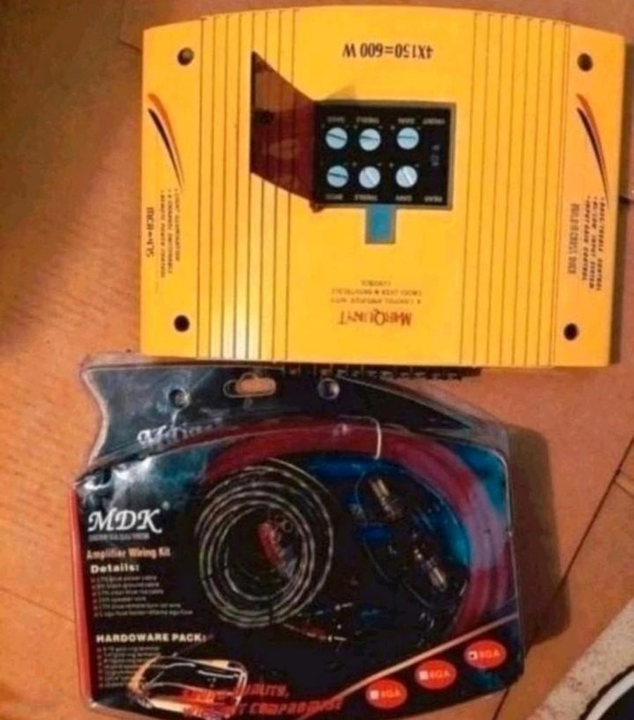 Amplificateur de voiture 600W, Autos : Divers, Haut-parleurs voiture, Enlèvement ou Envoi, Comme neuf