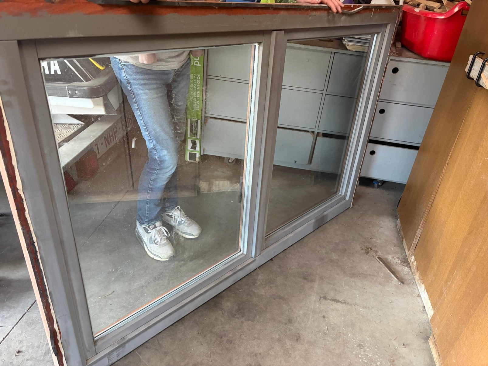 Houten raam, Ophalen, Gevelraam of Ruit, Gebruikt, 80 tot 120 cm