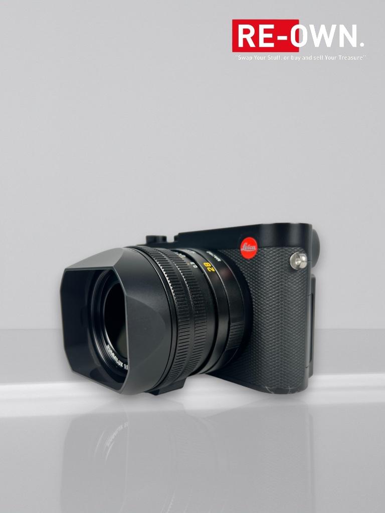 Leica Q3 "28mm" 19080 + veel extra's (handgrip, duimgrip), Compact, 60 Megapixel, Ophalen of Verzenden, Zo goed als nieuw