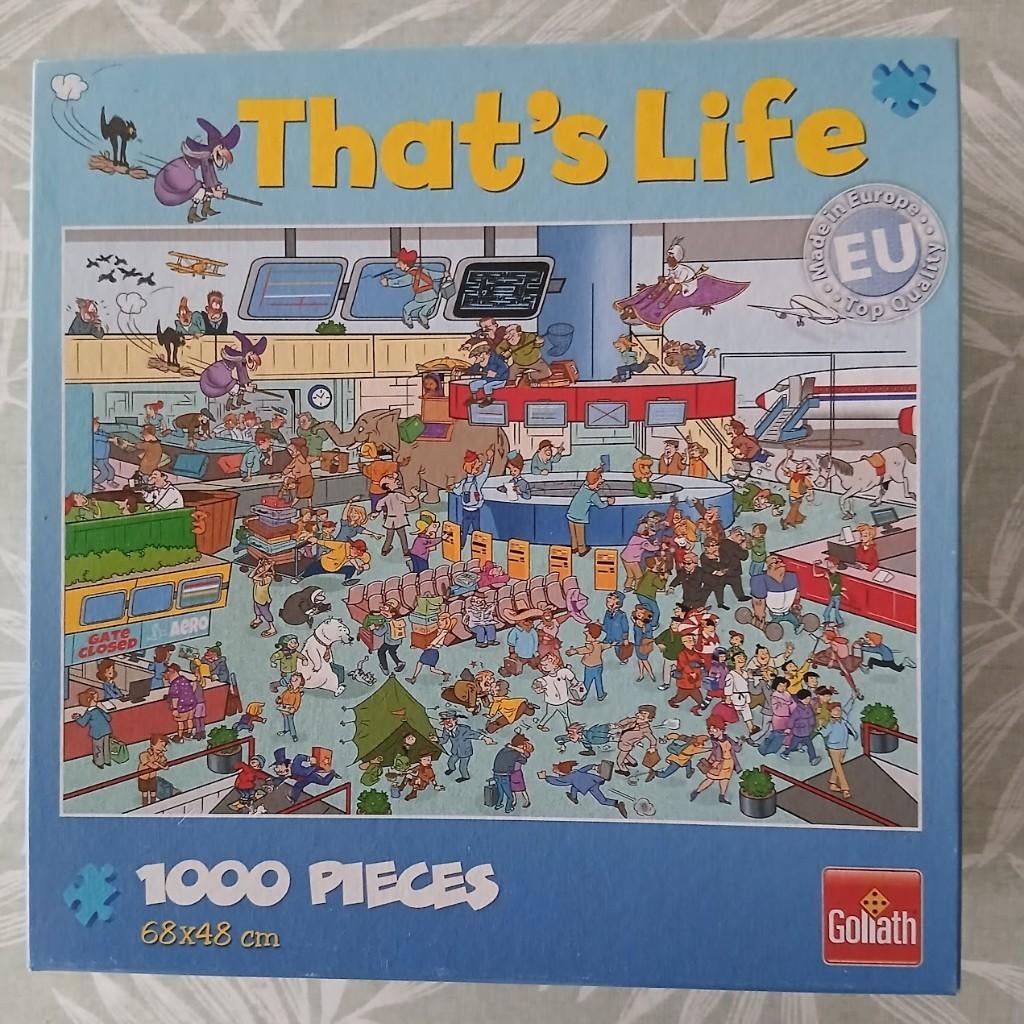 Puzzels That's Life 1000 stukjes, Enlèvement ou Envoi, 500 à 1500 pièces, Comme neuf, Puzzle